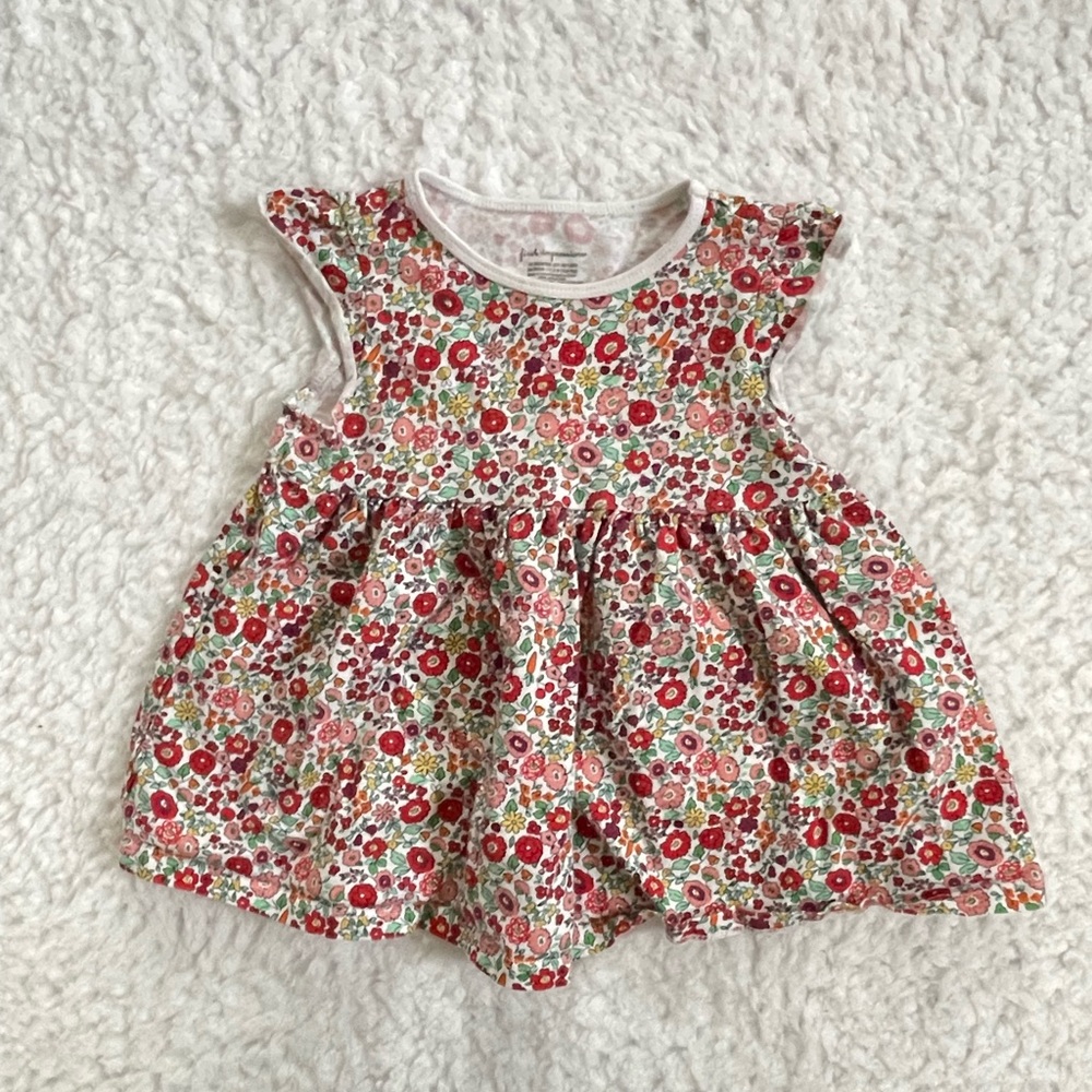 Toddler Floral Print Flowy Top // Baby Floral Shirt